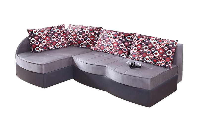 Lido Hjørnesovesofa 202x145x86 cm - Møbler - Sofaer - Skinnsofaer