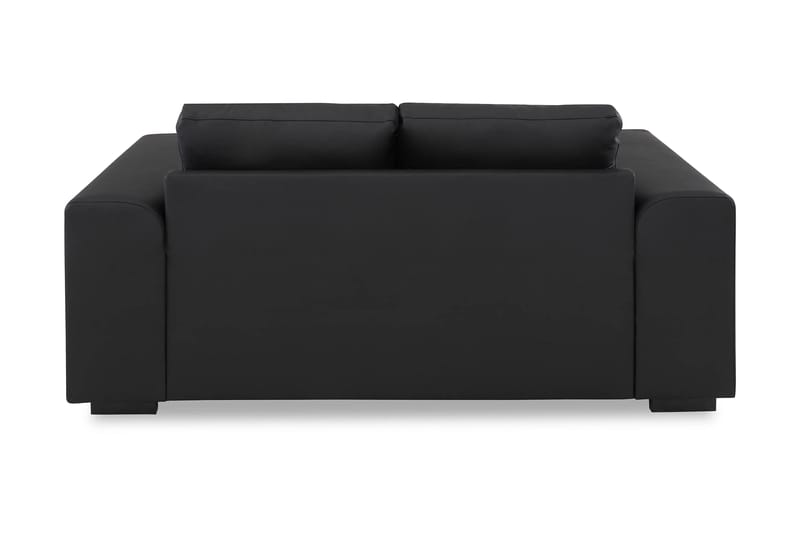 Link 2-seters Sofa i Kunstlær - Svart - Møbler - Sofaer - Skinnsofaer