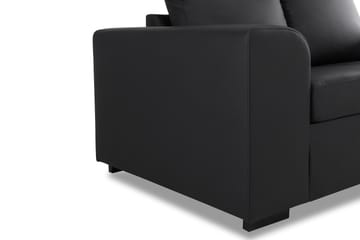 Link 2-seters Sofa i Kunstlær - Svart - Møbler - Sofaer - Skinnsofaer