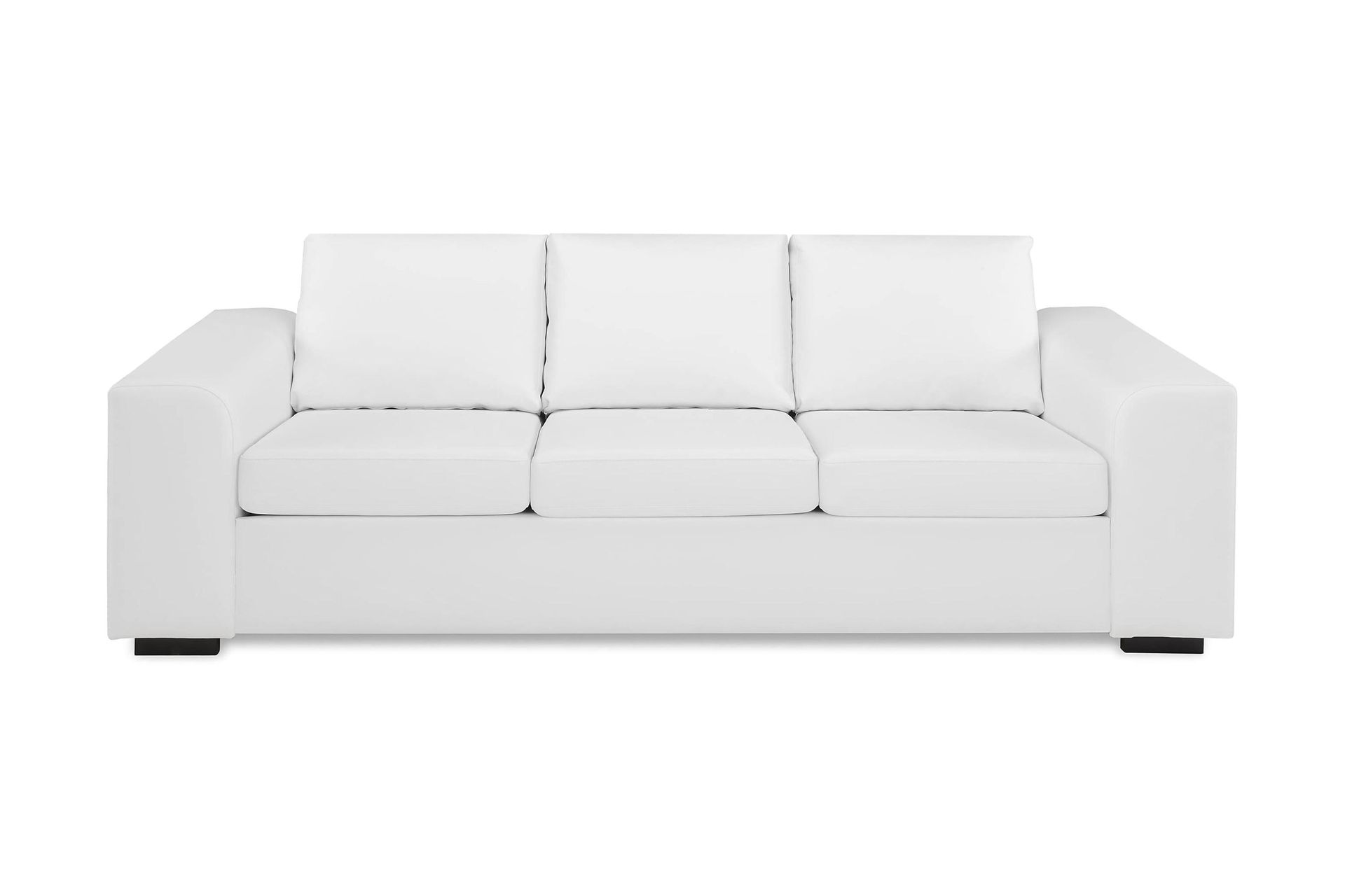 Link 3-seters Sofa i Kunstlær - Hvit - Møbler - Sofaer - Sofa 3 seter