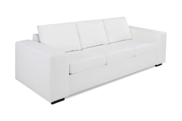 Link 3-seters Sofa i Kunstlær - Hvit - Møbler - Sofaer - Sofa 3 seter