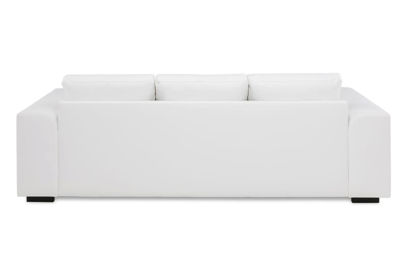 Link 3-seters Sofa i Kunstlær - Hvit - Møbler - Sofaer - Skinnsofaer