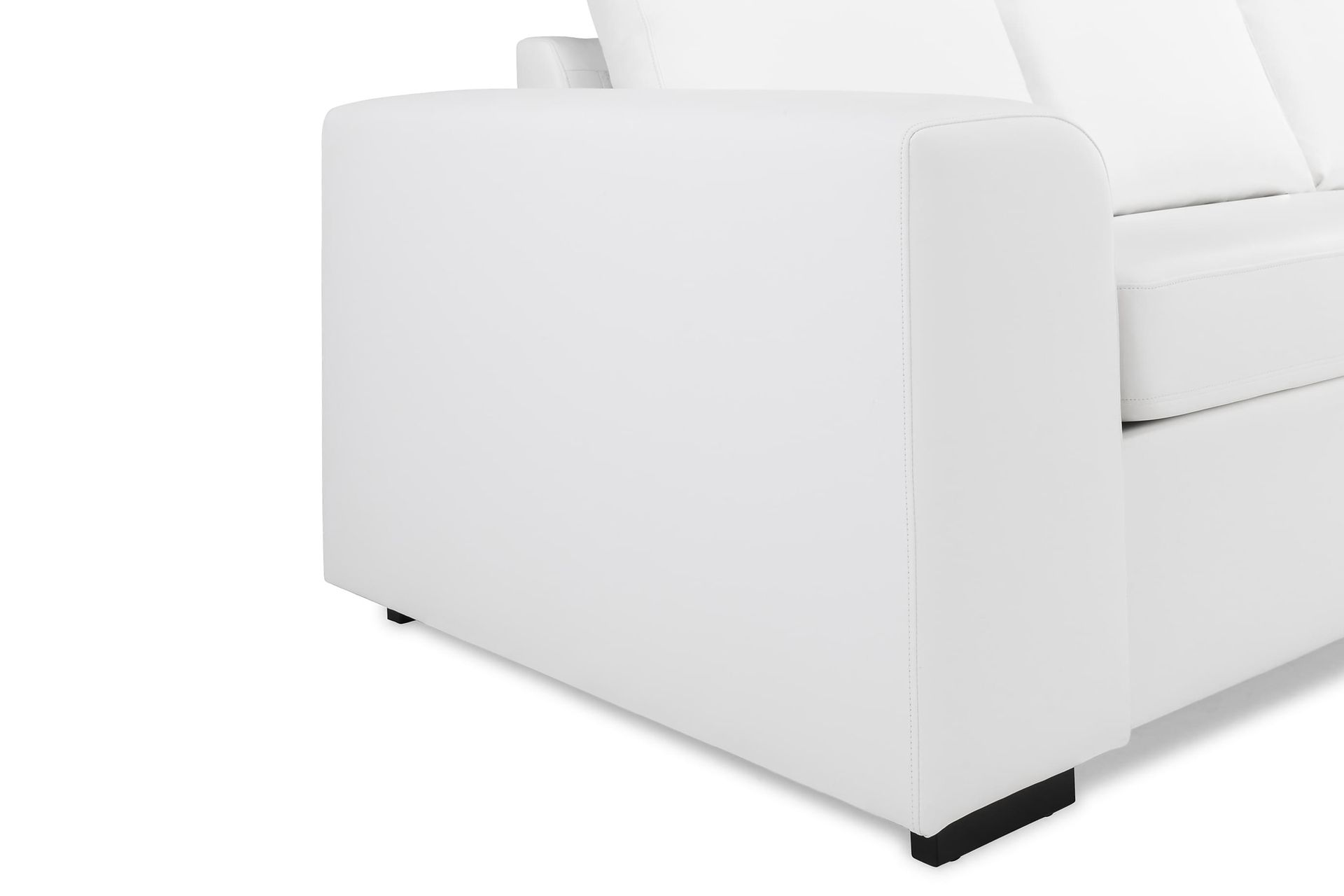 Link 3-seters Sofa i Kunstlær - Hvit - Møbler - Sofaer - Sofa 3 seter