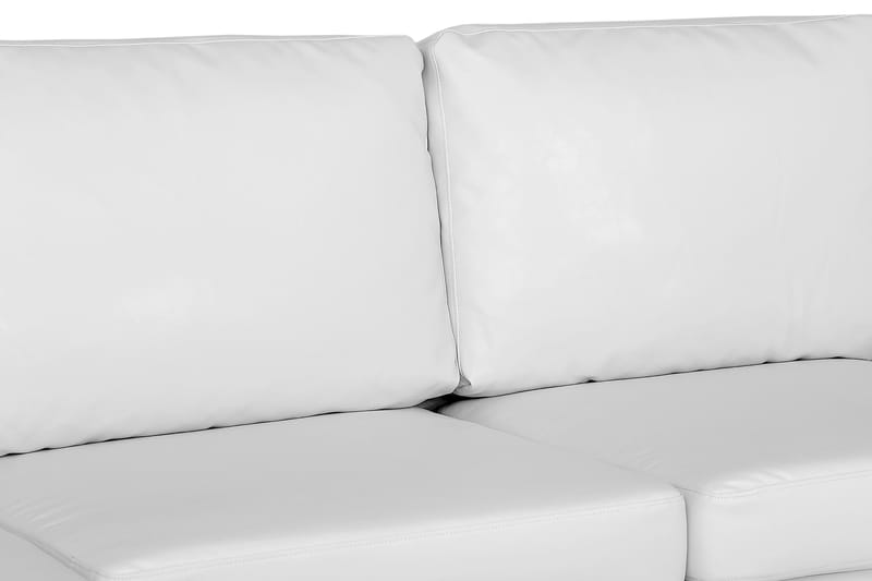 Link 5-seters Høyrevendt U-formet X-Large Sofa med Divan og Sjeselong i Stoff - Hvit - Møbler - Sofaer - Skinnsofaer