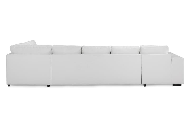 Link 5-seters Høyrevendt U-formet XX-Large Sofa med Divan og Sjeselong i Stoff - Hvit - Møbler - Sofaer - Skinnsofaer