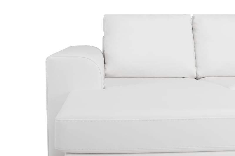 Link 5-seters Høyrevendt U-formet XX-Large Sofa med Divan og Sjeselong i Stoff - Hvit - Møbler - Sofaer - Skinnsofaer