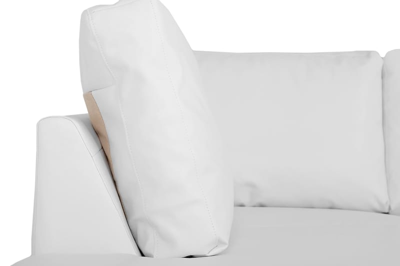 Link 5-seters Venstrevendt U-formet X-Large Sofa med Divan og Sjeselong i Stoff - Hvit - Møbler - Sofaer - Skinnsofaer