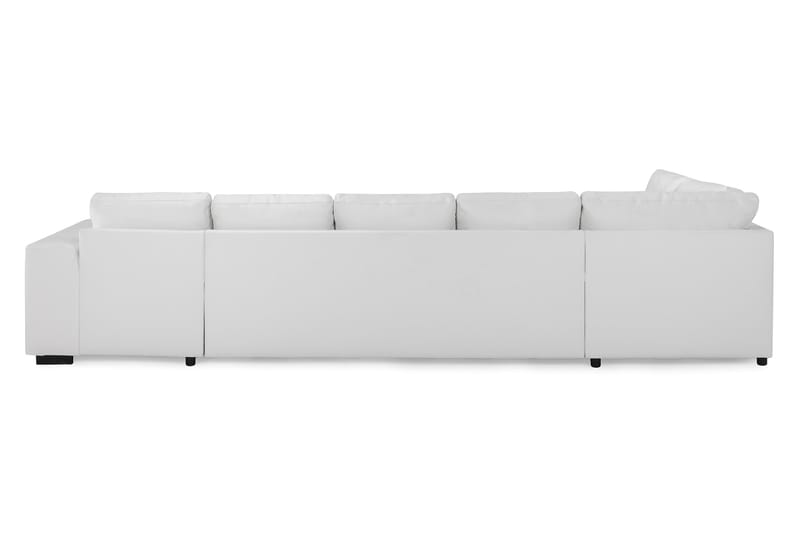 Link 5-seters Venstrevendt U-formet XX-Large Sofa med Divan og Sjeselong i Stoff - Hvit - Møbler - Sofaer - Skinnsofaer