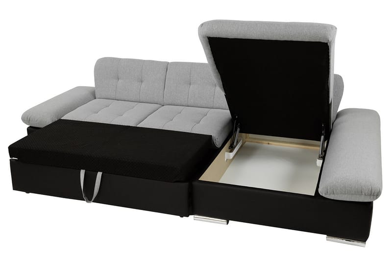 Malwi Divansovesofa 278x162x76 cm - Sovesofaer - Sovesofa divan - Skinnsofaer - Fløyel sofaer