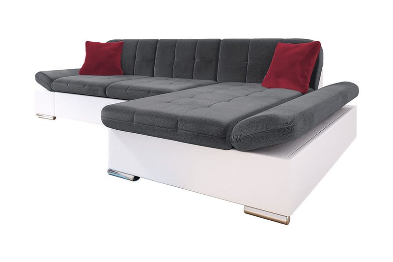 Malwi Divansovesofa 278x162x76 cm - Sovesofaer - Sovesofa divan - Skinnsofaer - Fløyel sofaer