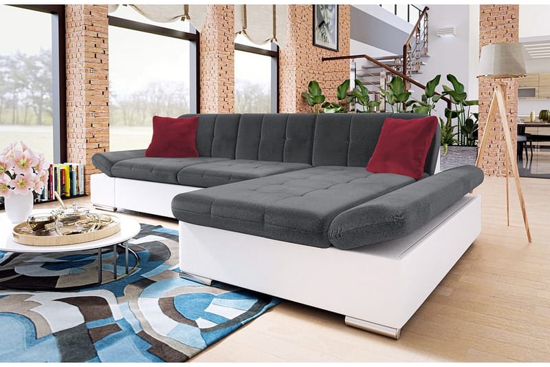 Malwi Divansovesofa 278x162x76 cm - Møbler - Sofaer - Skinnsofaer