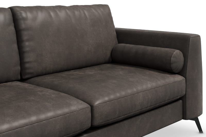 Ocean Lyx 3-seter Sofa i Kunstlær - Svart - Møbler - Sofaer - 2 seter sofa