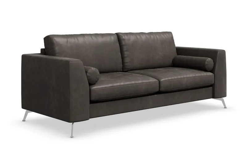 Ocean Lyx 3-seter Sofa i Kunstlær - Svart - Møbler - Sofaer - 2 seter sofa