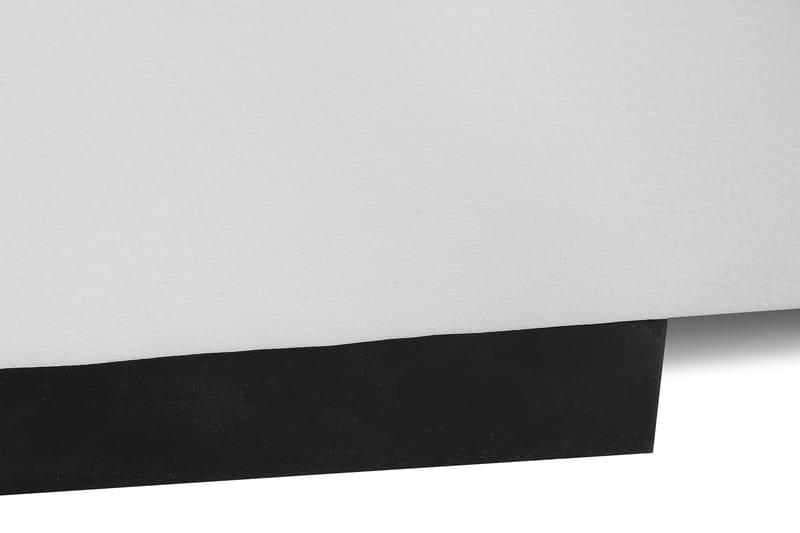 Porto 5-seters Venstrevendt U-formet Large Sofa med Divan og Sjeselong i Kunstskinn - Hvit - Møbler - Sofaer - Skinnsofaer