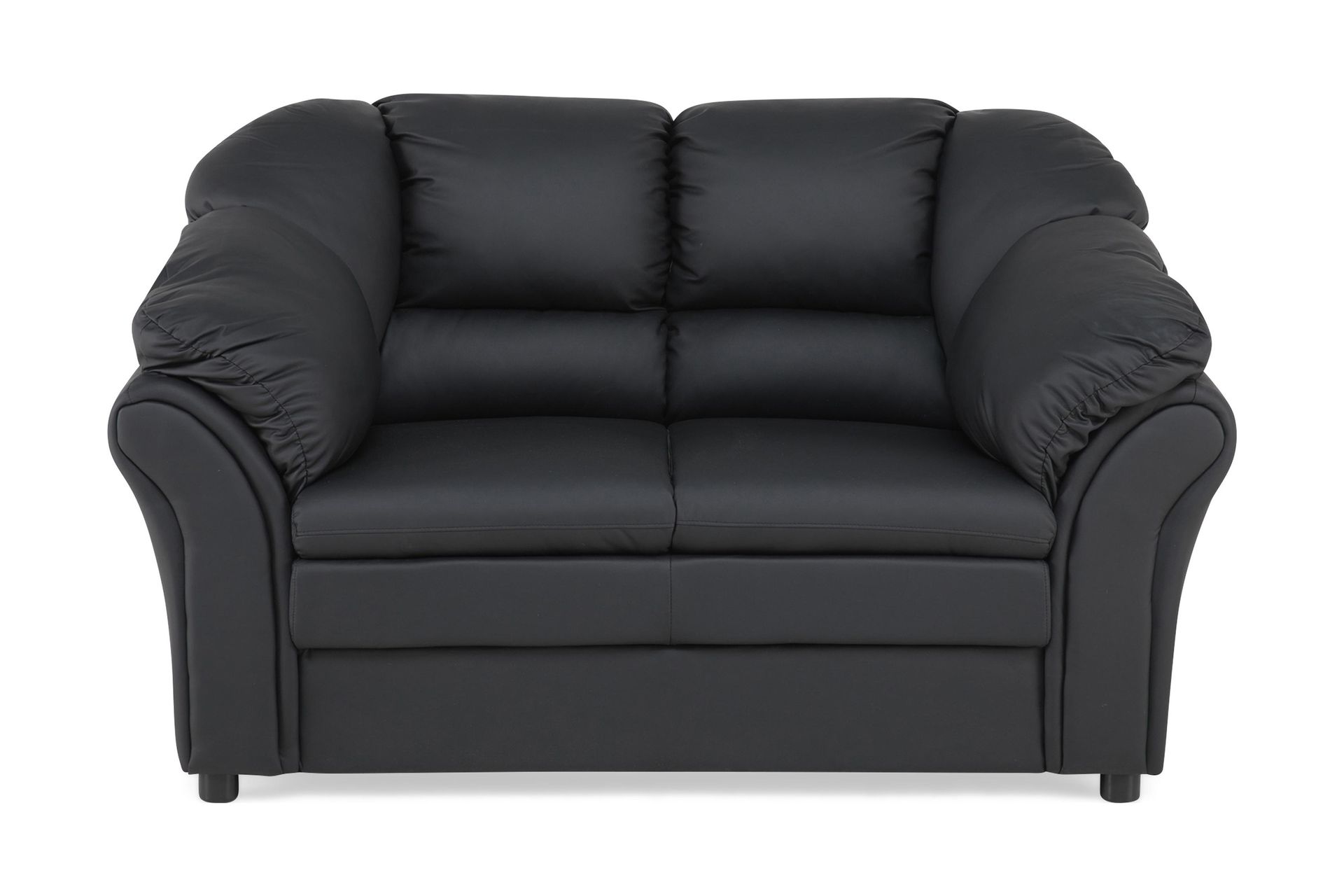 Salvador 2-seter Sofa Kunstlær - Svart/Kunstlær - Møbler - Sofaer - Skinnsofaer