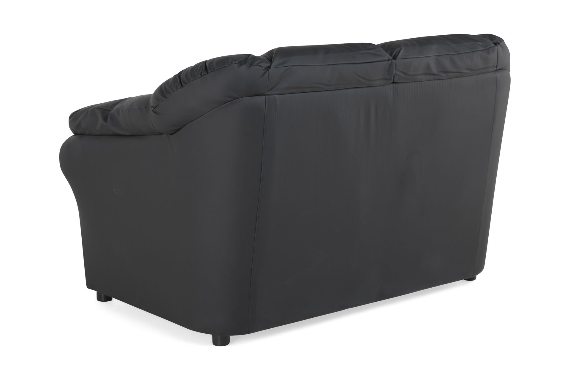 Salvador 2-seter Sofa Kunstlær - Svart/Kunstlær - Møbler - Sofaer - Skinnsofaer