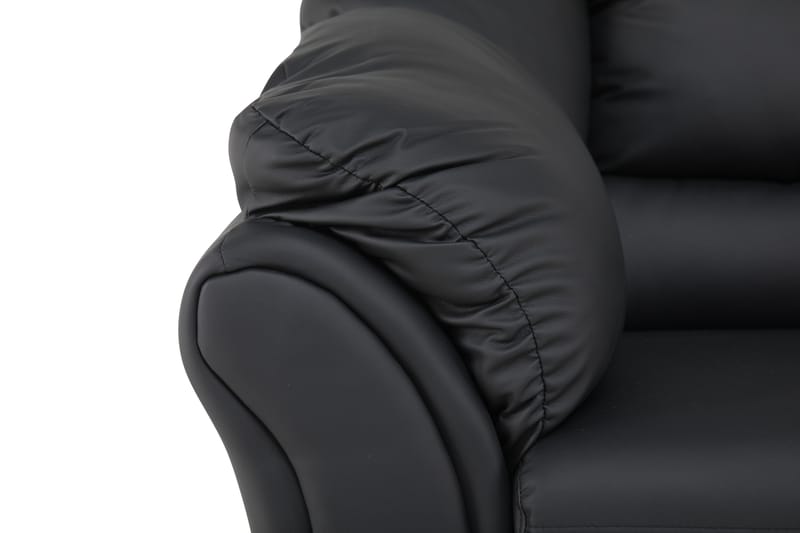 Salvador 2-seter Sofa Kunstlær - Svart/Kunstlær - Møbler - Sofaer - Skinnsofaer