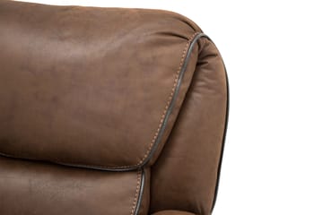 Saranda 3-seters Sofa - Brun - Møbler - Sofaer - Reclinersofaer - 3 seters kinosofa & reclinersofa
