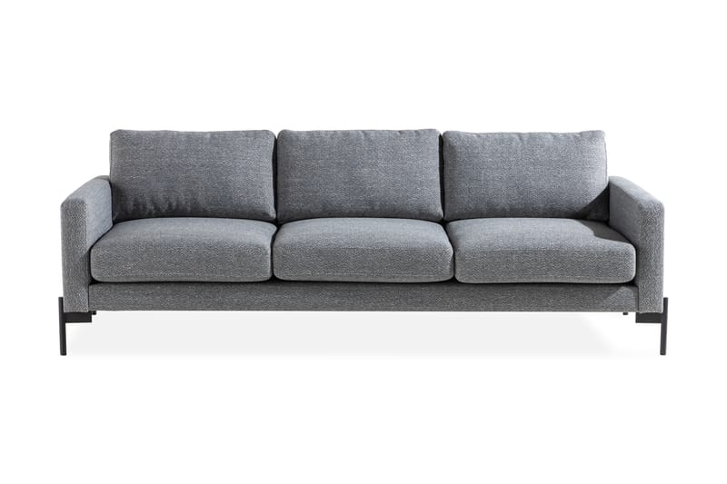 Skonsam 3-seter Sofa - Grå - 2 seter sofa