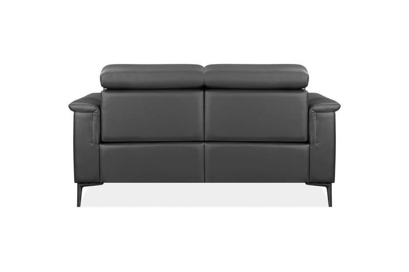 Sofa 2-seter Lund Grå, PU, Elektrisk recliner - Grå, PU, Elektrisk recliner - Møbler - Sofaer - Skinnsofaer