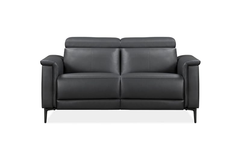 Sofa 2-seter Lund Grå, PU, Elektrisk recliner - Grå, PU, Elektrisk recliner - Møbler - Sofaer - Reclinersofaer