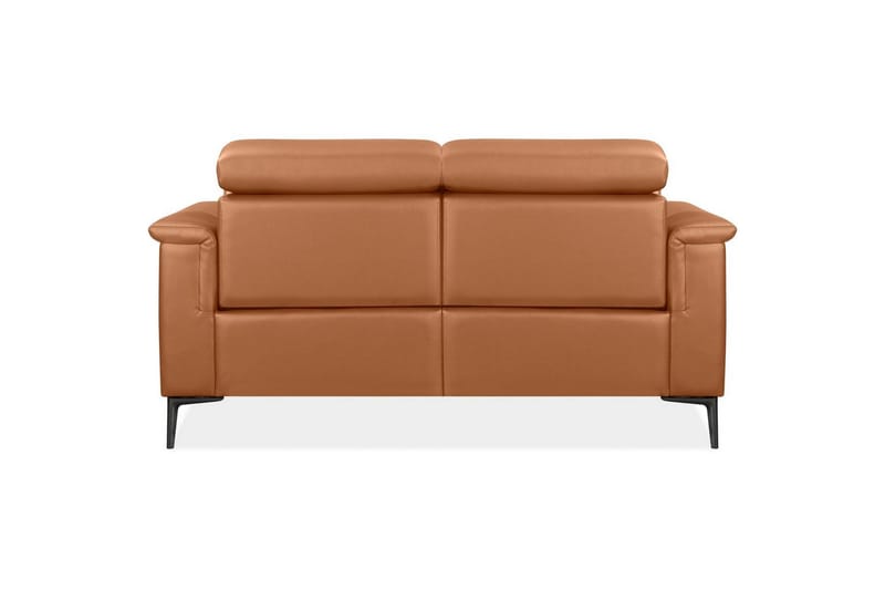 Sofa 2-seter Lund Kognac, Lær/PU, Elektrisk recliner - Kognac, Lær/PU, Elektrisk recliner - Møbler - Sofaer - Reclinersofaer - 2 seters kinosofa & reclinersofa
