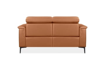 Sofa 2-seter Lund Kognac, Lær/PU, Elektrisk recliner - Kognac, Lær/PU, Elektrisk recliner - Møbler - Sofaer - Skinnsofaer
