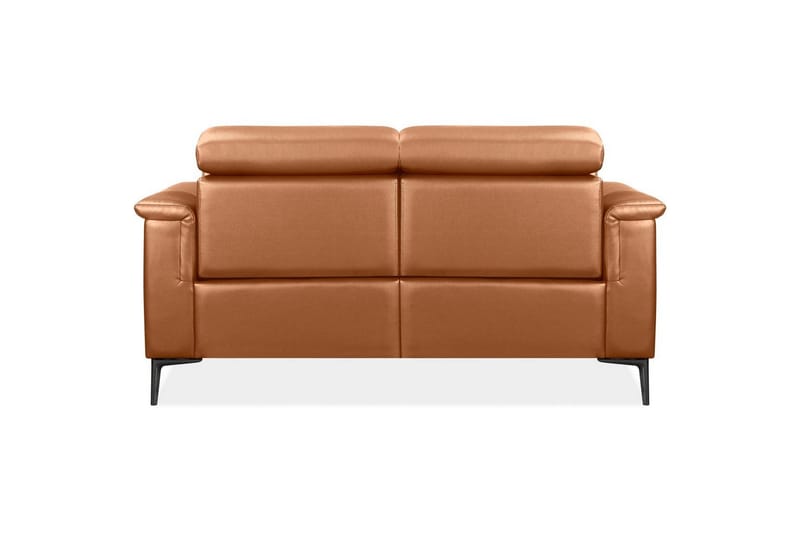 Sofa 2-seter Lund Kognac, PU, Elektrisk recliner - Kognac, PU, Elektrisk recliner - Møbler - Sofaer - Skinnsofaer