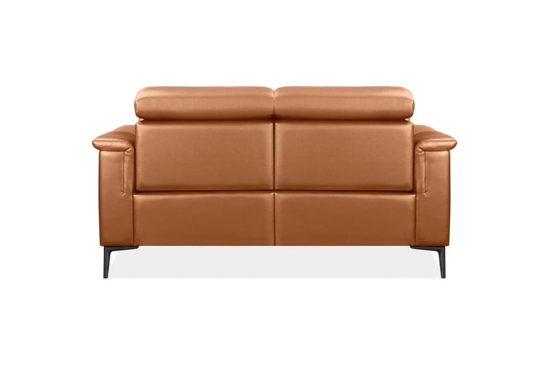 Sofa 2-seter Lund Kognac, PU, Elektrisk recliner - Kognac, PU, Elektrisk recliner - Møbler - Sofaer - Reclinersofaer - 2 seters kinosofa & reclinersofa