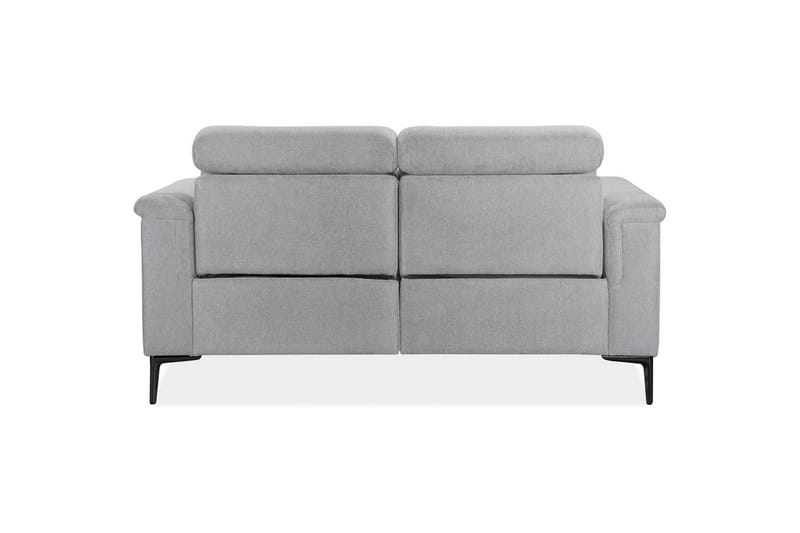 Sofa 2-seter Lund Lys grå, Belfast-stoff, Elektrisk recliner - Lys grå, Belfast-stoff, Elektrisk recliner - Møbler - Sofaer - Reclinersofaer