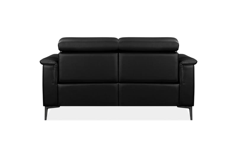 Sofa 2-seter Lund Svart, Lær/PU, Elektrisk recliner - Svart, Lær/PU, Elektrisk recliner - Møbler - Sofaer - Reclinersofaer