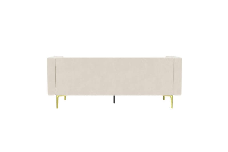Sofa 2-seter Marseille Elfenben - Elfenben - Møbler - Sofaer - Fløyel sofaer