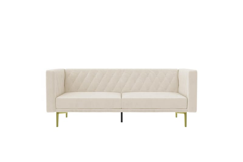 Sofa 2-seter Marseille Elfenben - Elfenben - Møbler - Sofaer - Fløyel sofaer