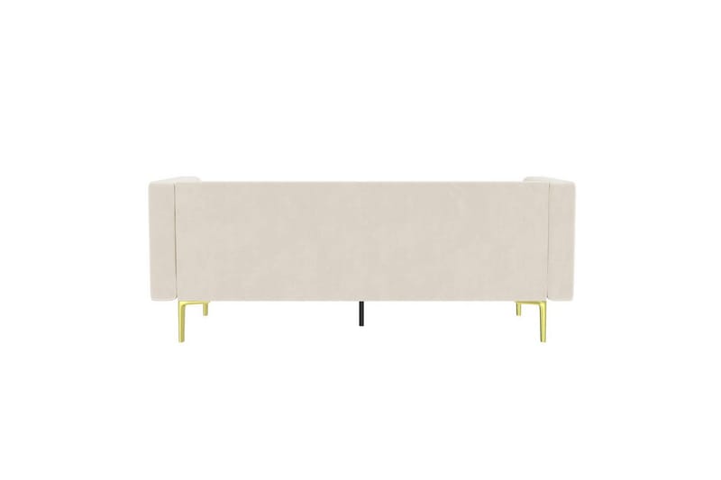 Sofa 2-seter Marseille Elfenben - Elfenben - Møbler - Sofaer - Fløyel sofaer