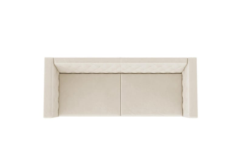 Sofa 2-seter Marseille Elfenben - Elfenben - Møbler - Sofaer - Fløyel sofaer