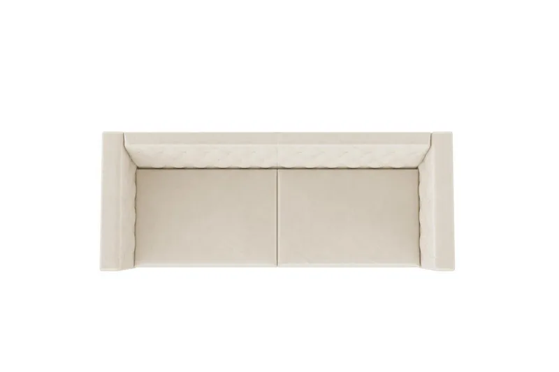 Sofa 2-seter Marseille Elfenben - Elfenben - Møbler - Sofaer - Fløyel sofaer