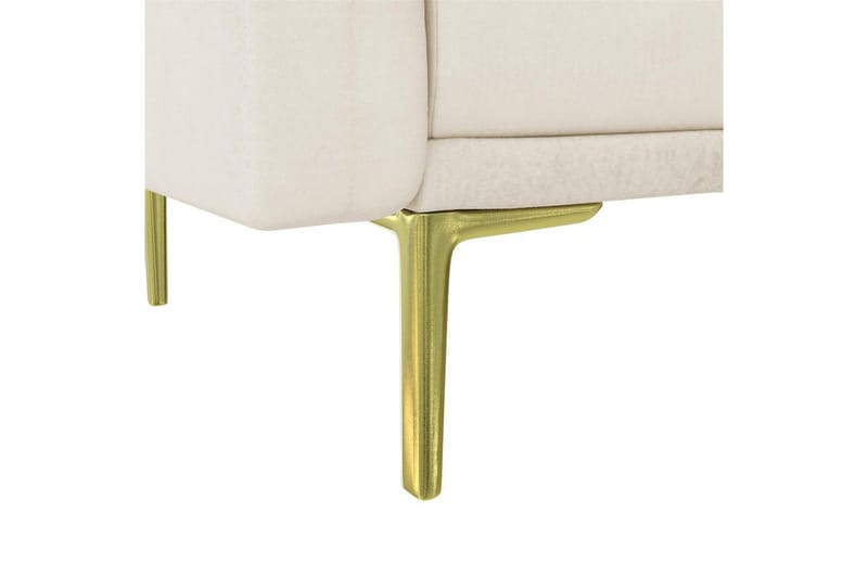 Sofa 2-seter Marseille Elfenben - Elfenben - Møbler - Sofaer - Fløyel sofaer