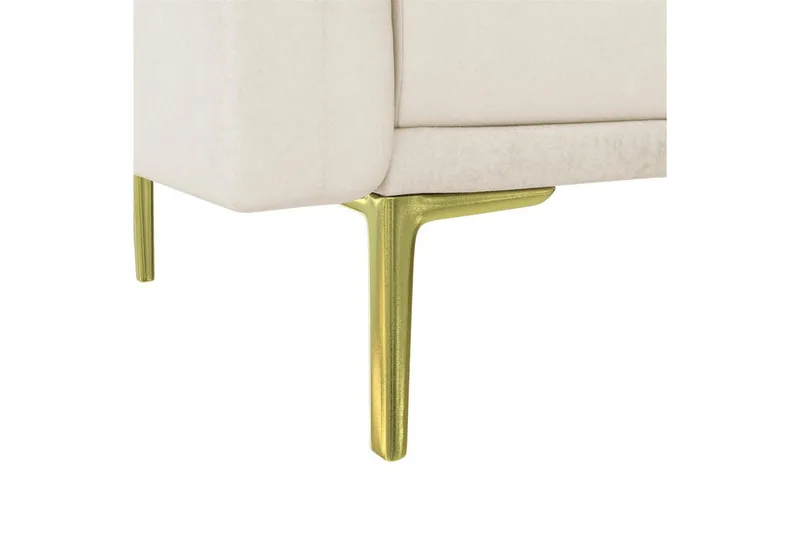 Sofa 2-seter Marseille Elfenben - Elfenben - Møbler - Sofaer - Fløyel sofaer