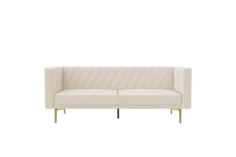 Sofa 2-seter Marseille Elfenben - Elfenben - Møbler - Sofaer - Fløyel sofaer