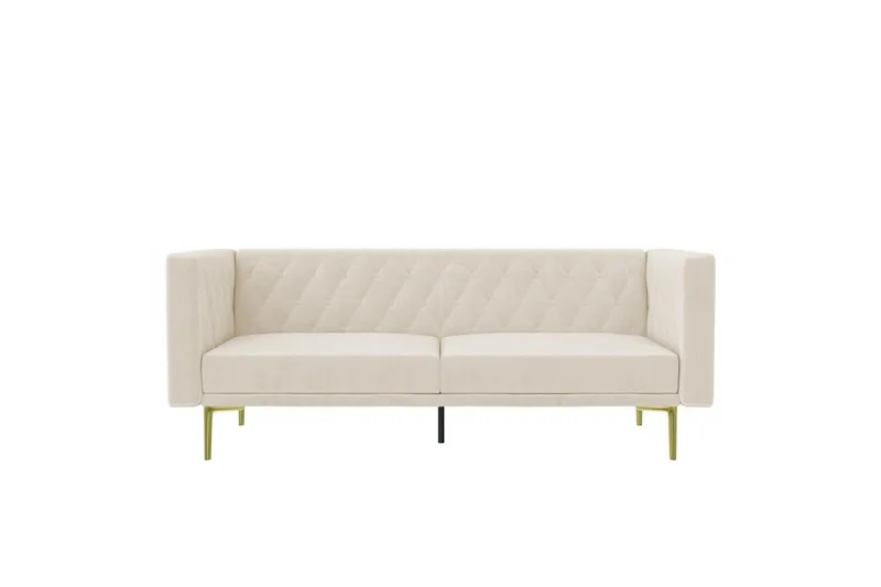 Sofa 2-seter Marseille Elfenben - Elfenben - Møbler - Sofaer - Fløyel sofaer