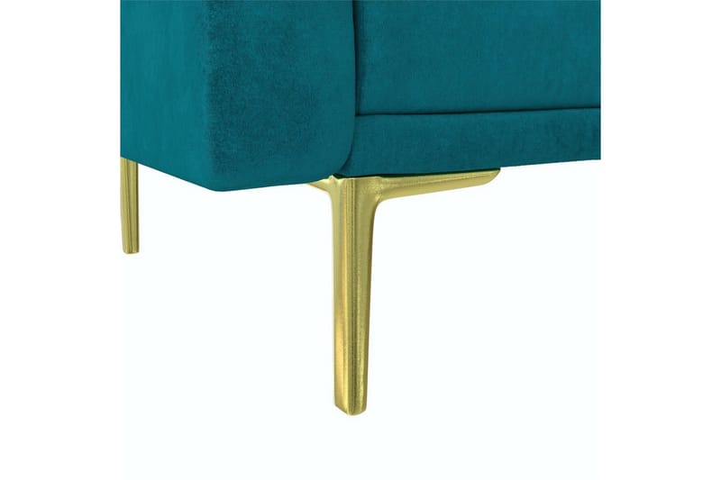 Sofa 2-seter Marseille Smaragdgrønn - Smaragdgrønn - Møbler - Sofaer - Fløyel sofaer