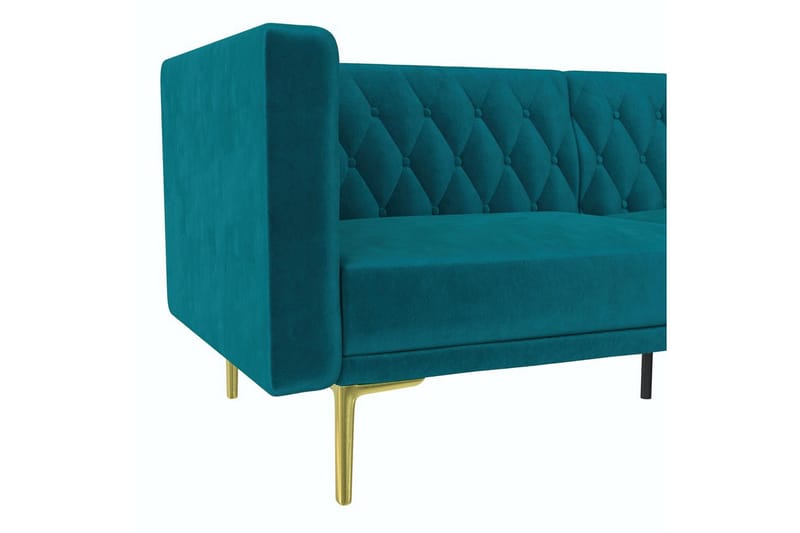 Sofa 2-seter Marseille Smaragdgrønn - Smaragdgrønn - Møbler - Sofaer - Fløyel sofaer