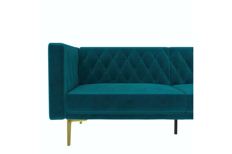 Sofa 2-seter Marseille Smaragdgrønn - Smaragdgrønn - Møbler - Sofaer - Fløyel sofaer