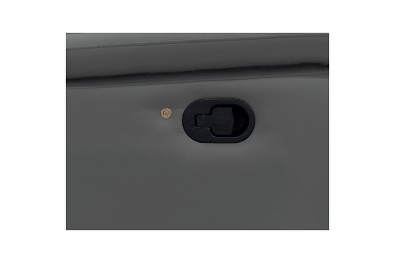 Sofa 2-seter Pareli Grå, Lær/PU, Manuell hvilestol - Grå, Lær/PU, Manuell hvilestol - Møbler - Sofaer - Skinnsofaer