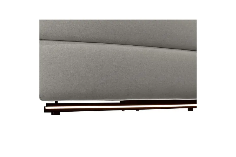 Sofa 2-seter Pareli Grå, Sunday Stoff, Manuell hvilestol - Grå, Sunday Stoff, Manuell hvilestol - Møbler - Sofaer - Reclinersofaer - 2 seters kinosofa & reclinersofa