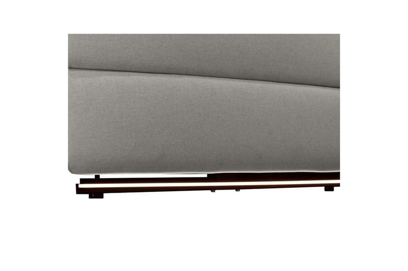 Sofa 2-seter Pareli Grå, Sunday Stoff, Manuell hvilestol - Grå, Sunday Stoff, Manuell hvilestol - Møbler - Sofaer - Reclinersofaer - 2 seters kinosofa & reclinersofa