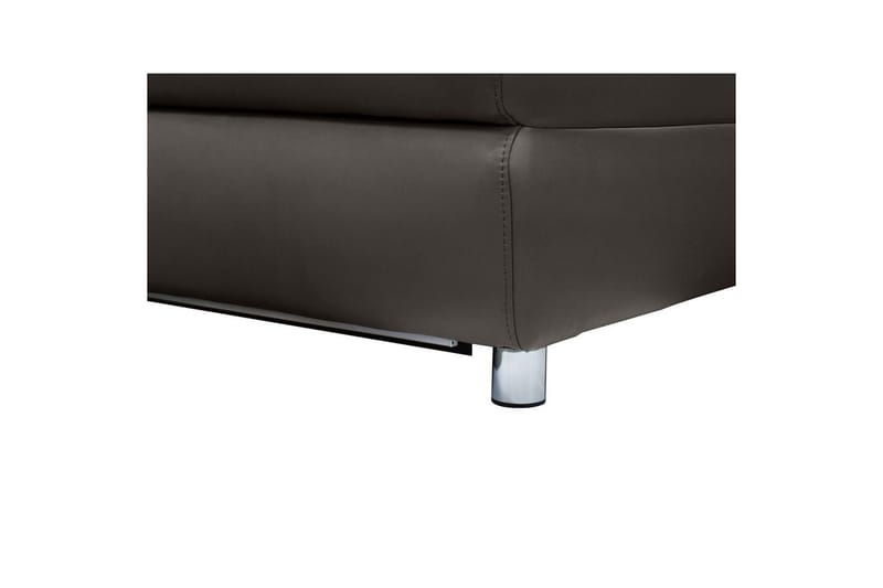 Sofa 2-seter Pareli Brun, Lær/PU, Manuell hvilestol - Brun, Lær/PU, Manuell hvilestol - Møbler - Sofaer - Skinnsofaer