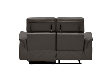 Sofa 2-seter Pareli Brun, Lær/PU, Manuell hvilestol - Brun, Lær/PU, Manuell hvilestol - Møbler - Sofaer - Skinnsofaer