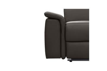 Sofa 2-seter Pareli Brun, Lær/PU, Manuell hvilestol - Brun, Lær/PU, Manuell hvilestol - Møbler - Sofaer - Skinnsofaer