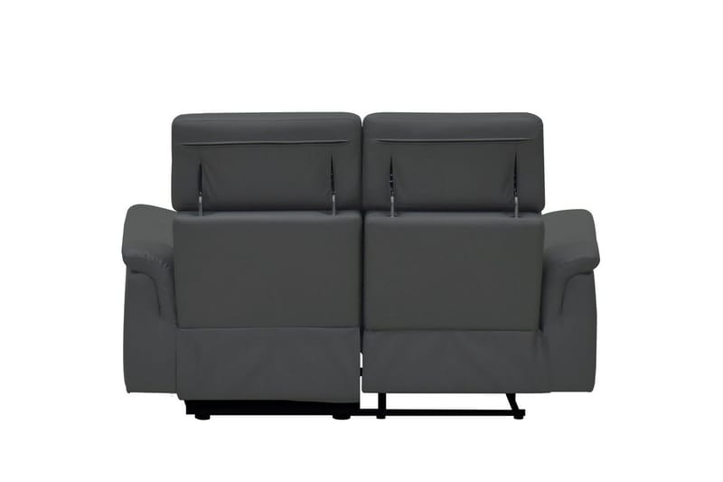 Sofa 2-seter Pareli Grå, Lær/PU, Elektrisk recliner - Grå, Lær/PU, Elektrisk recliner - Møbler - Sofaer - Reclinersofaer - 2 seters kinosofa & reclinersofa